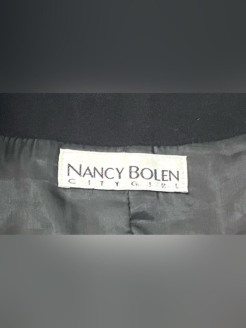 Nancy Bolen Embroidered Sequin Black Pink Floral Zip Blazer Jacket Women’s Top - Picture 11 of 16